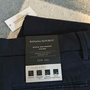 Banana Republic Rapid Movement Chinos 33W 34L